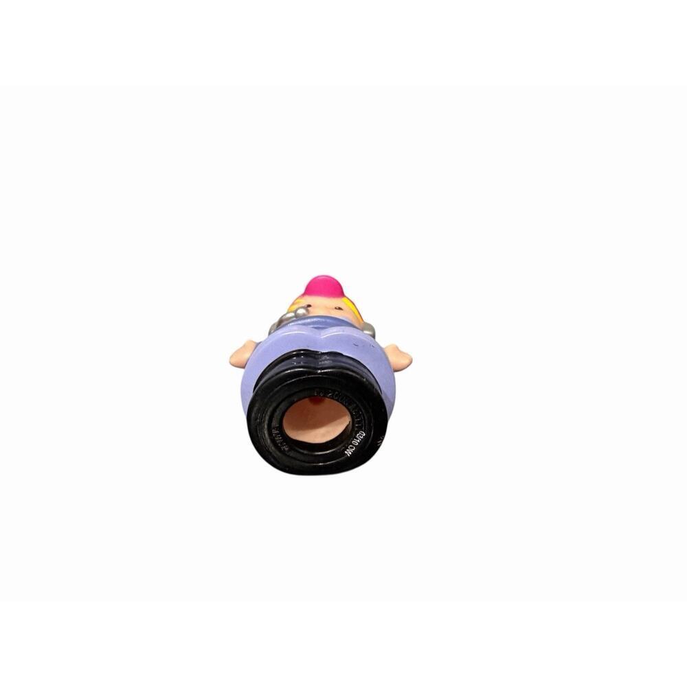 Fisher Price Little People Airplane Helicopter Pilot Paula Figure Pink Cap 2008 - Picture 6 of 7